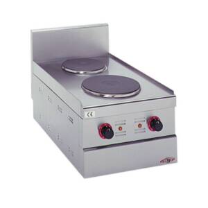 Електрически котлон с две кръгли плочи Ø180, настолен, Stilfer, Италия