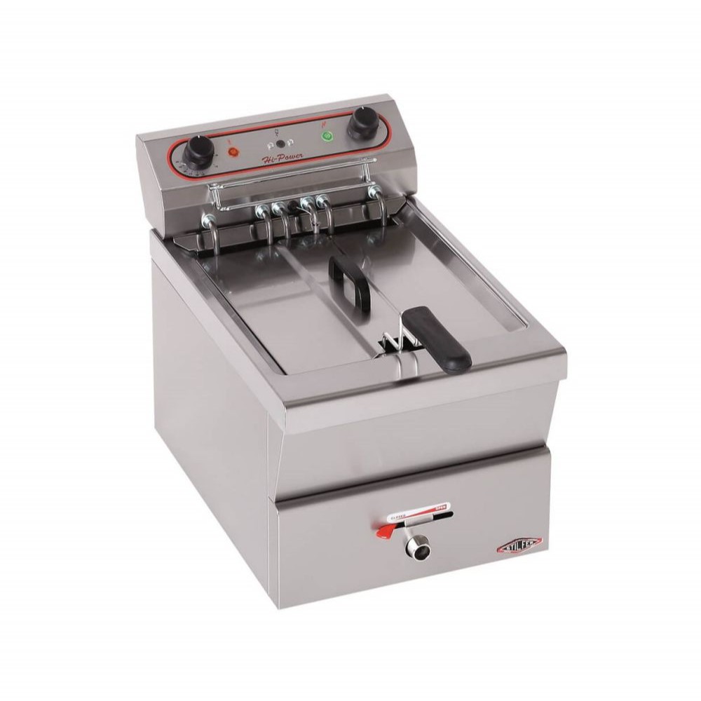 Електрически фритюрник 10 л, 5 kW, настолен, Stilfer, Италия