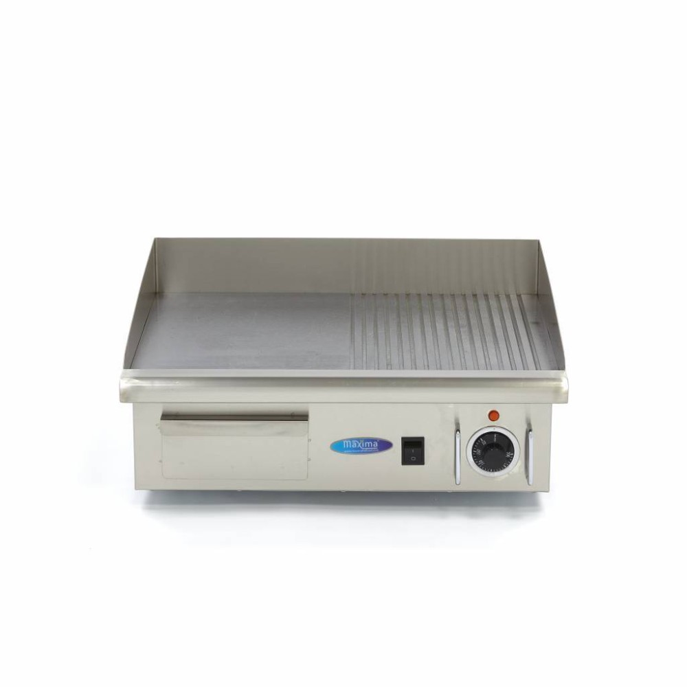 Електрическа скара, гладка/оребрена, 36-74 см, Maxima, Холандия - Image 2