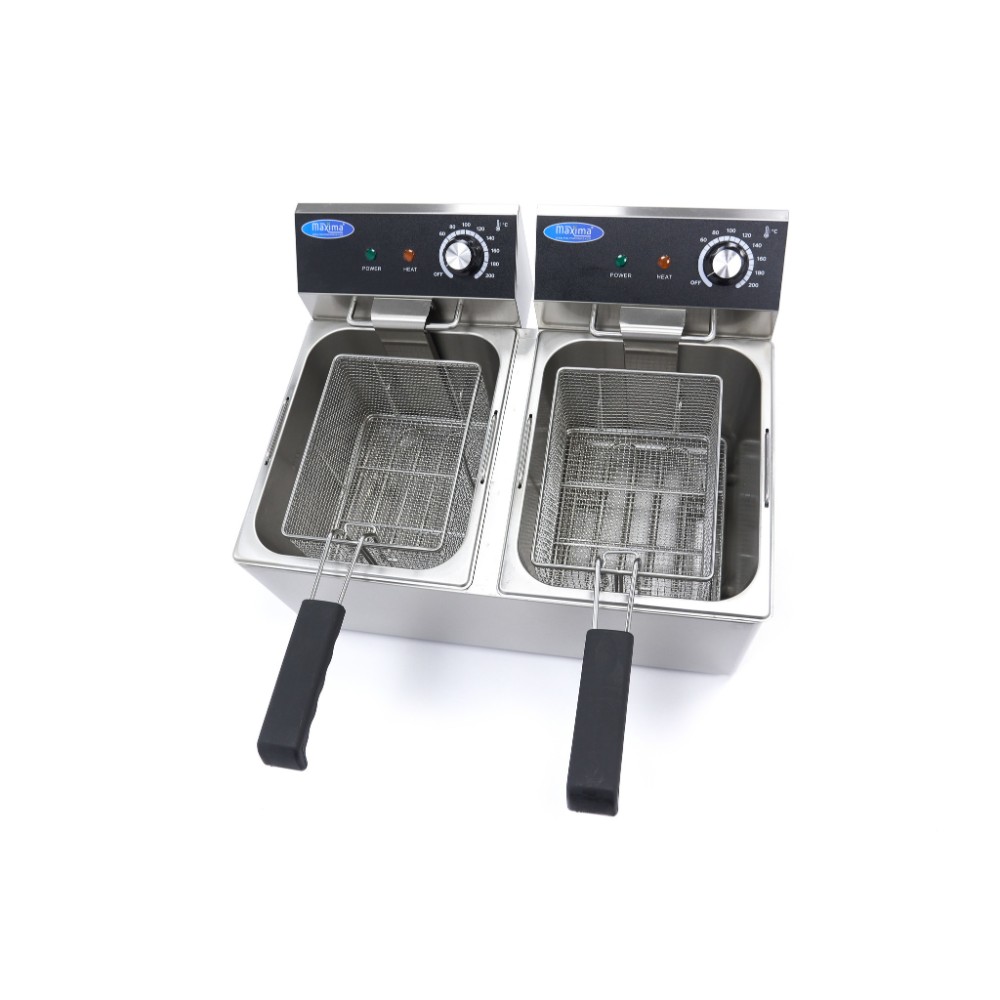 Електрически фритюрник, двоен, 8 + 8 л, Maxima, Холандия - Image 7