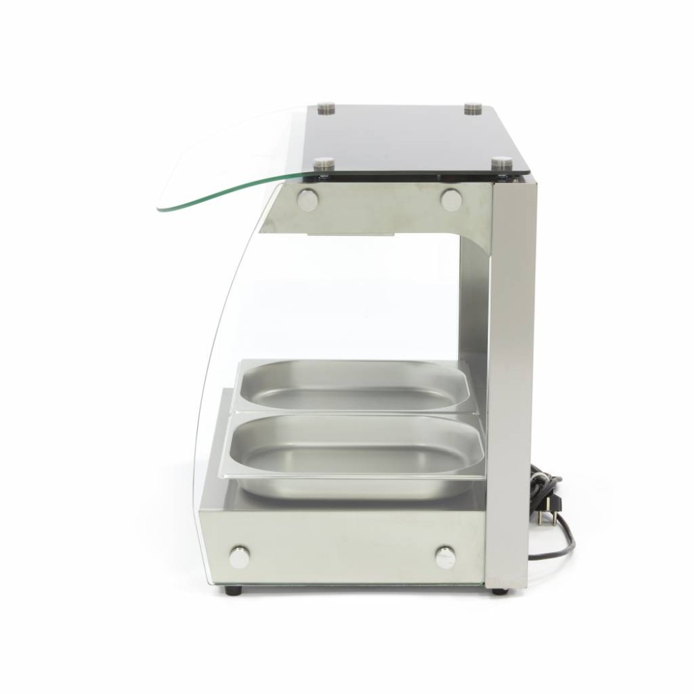 Топла витрина на едно ниво, 2 x GN 1/2, Maxima, Холандия - Image 3