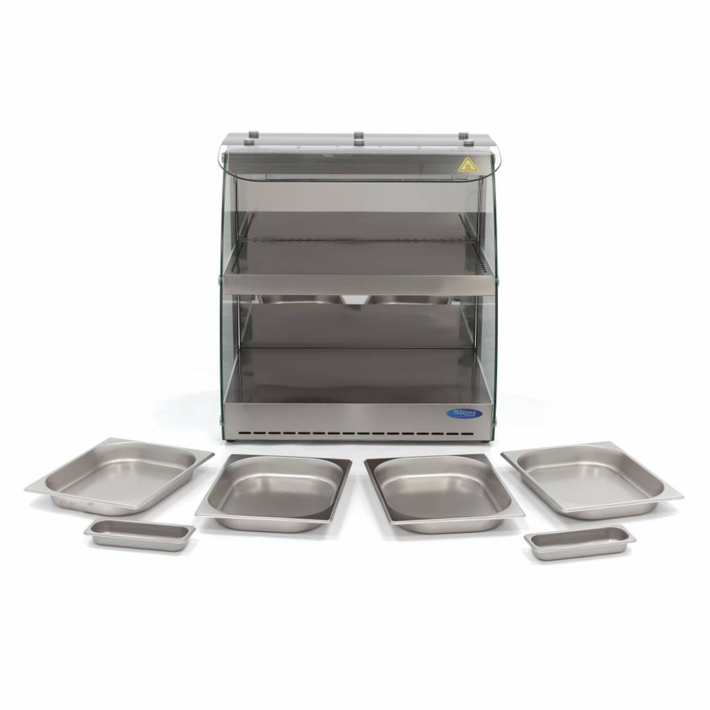 Топла витрина на две нива, 4 x GN 1/2, Maxima, Холандия - Image 6