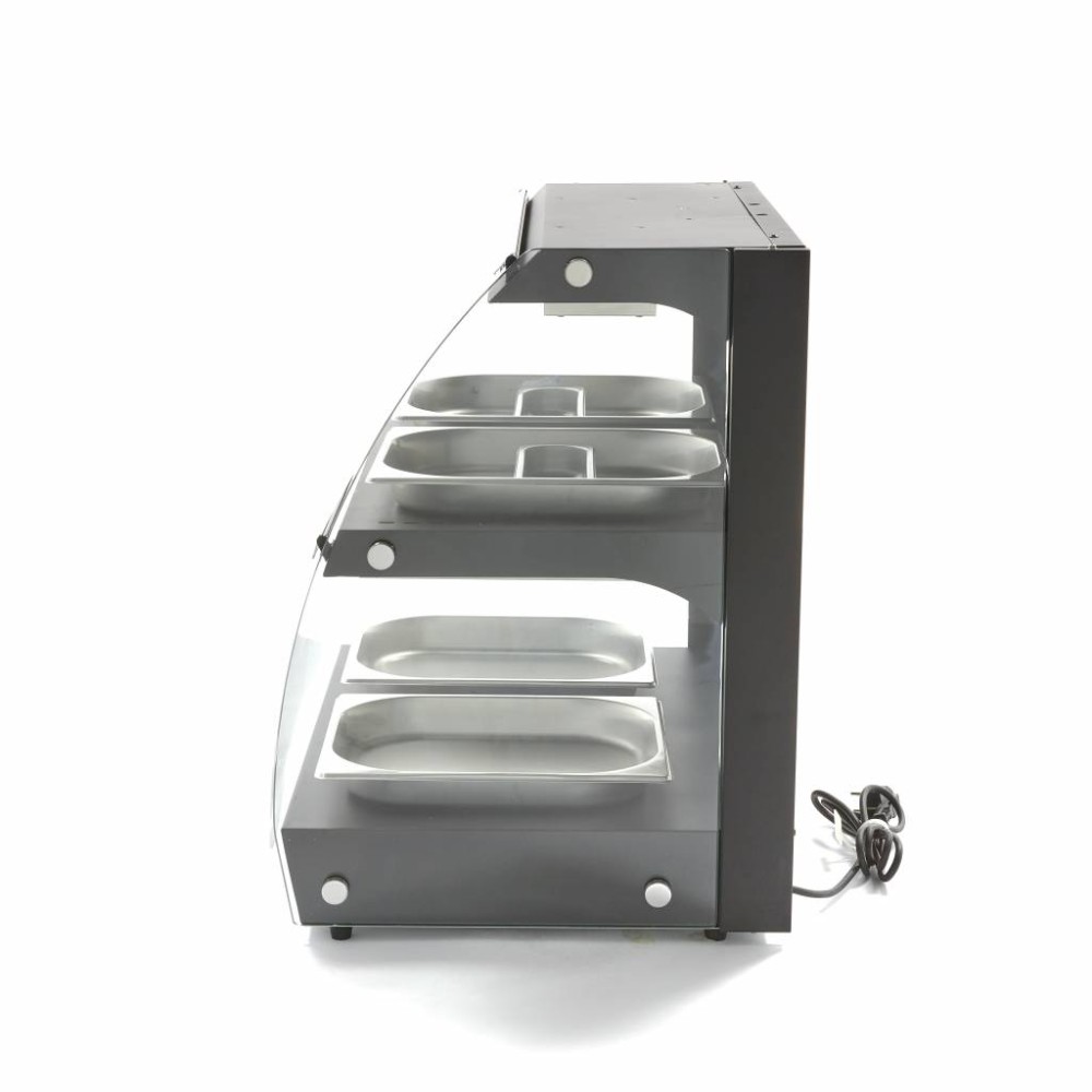 Затворена топла витрина на две нива, 4 x GN 1/2, Maxima, Холандия - Image 3