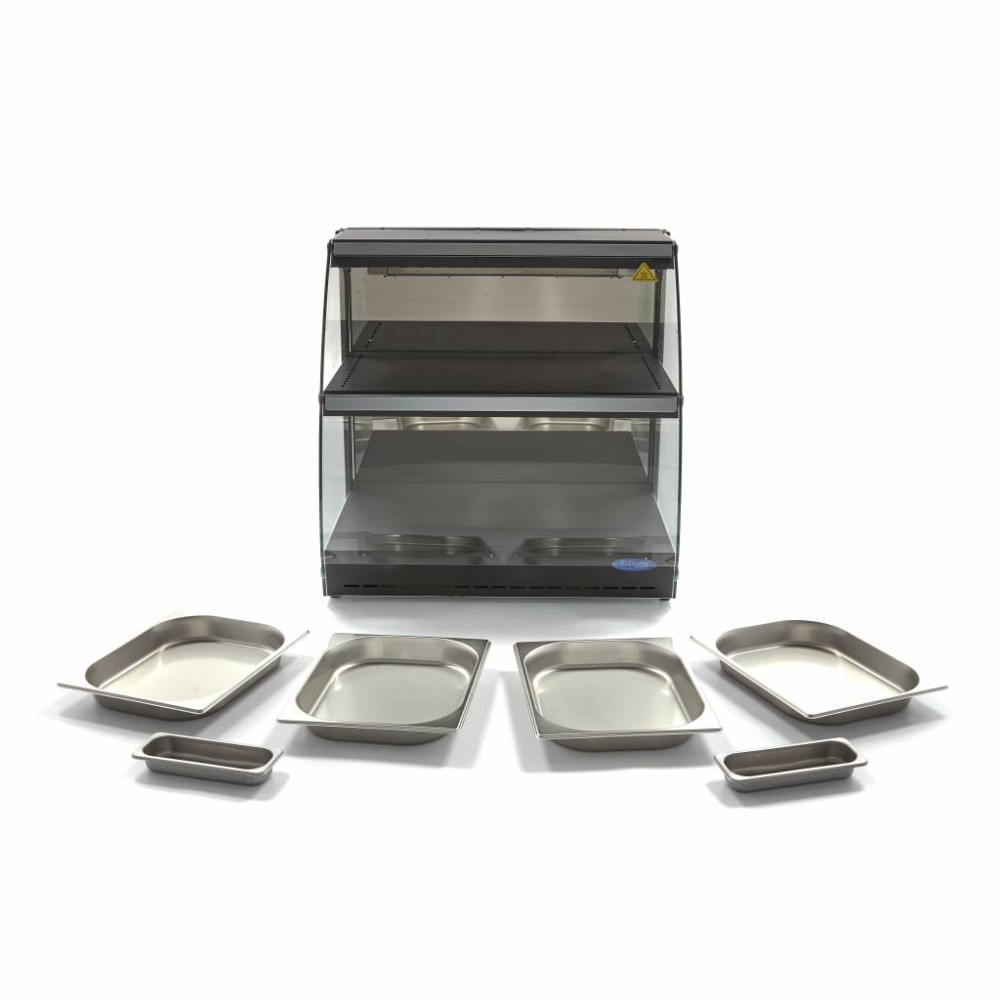 Затворена топла витрина на две нива, 4 x GN 1/2, Maxima, Холандия - Image 6