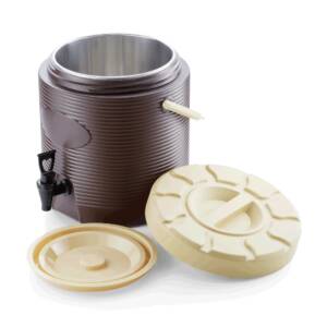 Термодиспенсър за напитки с вътрешен контейнер от хромникелова стомана, WAS, Германия