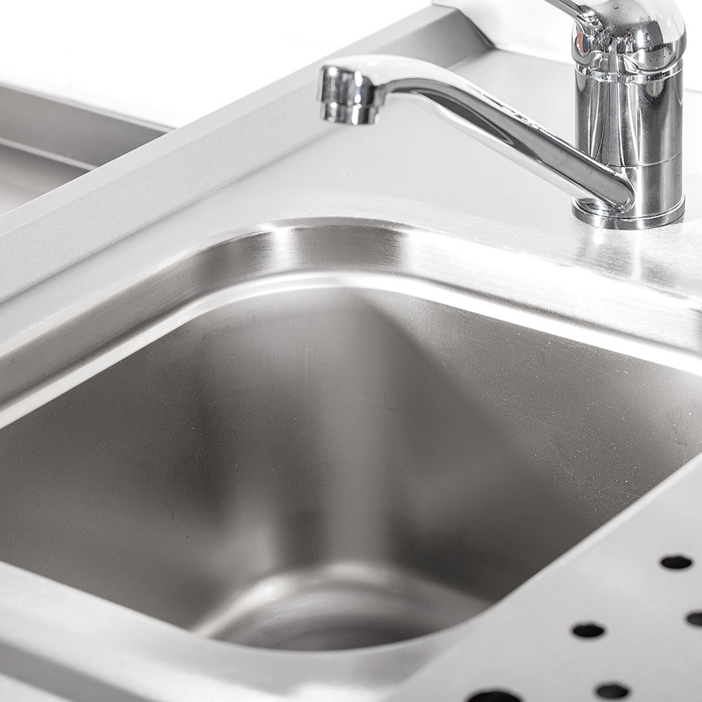 Работна маса за кафемашини с мивка, Stalgast, Полша - Image 3