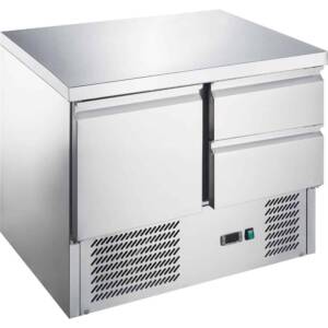 Среднотемпературна хладилна маса с една врата и 2 чекмеджета, Stalgast, Полша