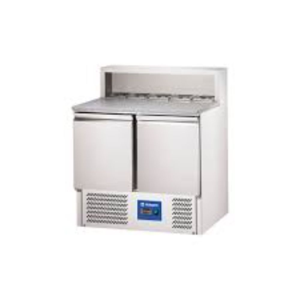 Хладилна маса за подготовка на пица с две врати, 5 х GN 1/6, Stalgast, Полша