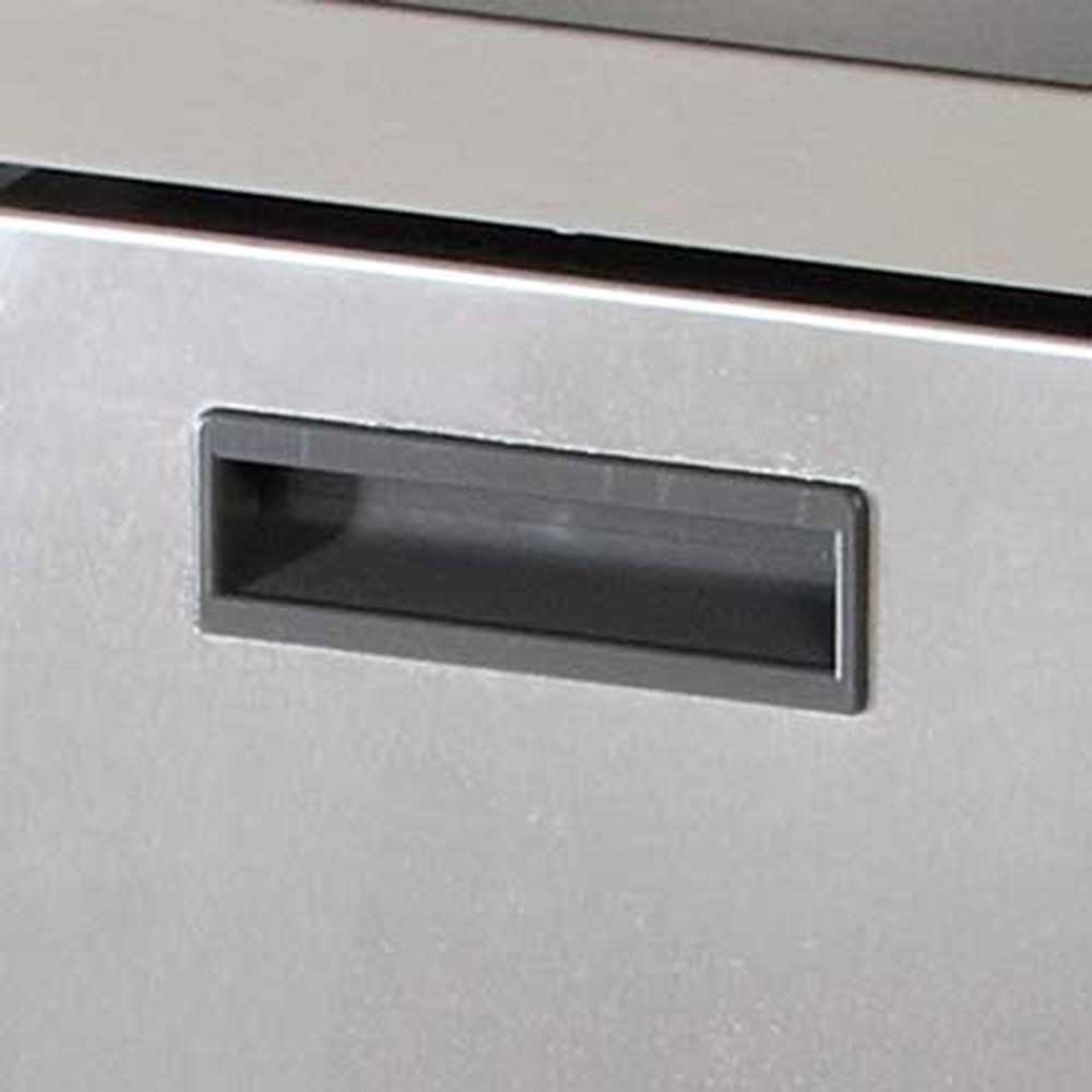 Саладета с две врати и стъклена преграда, 10 х GN 1/4, 201 л, Stalgast, Полша - Image 3