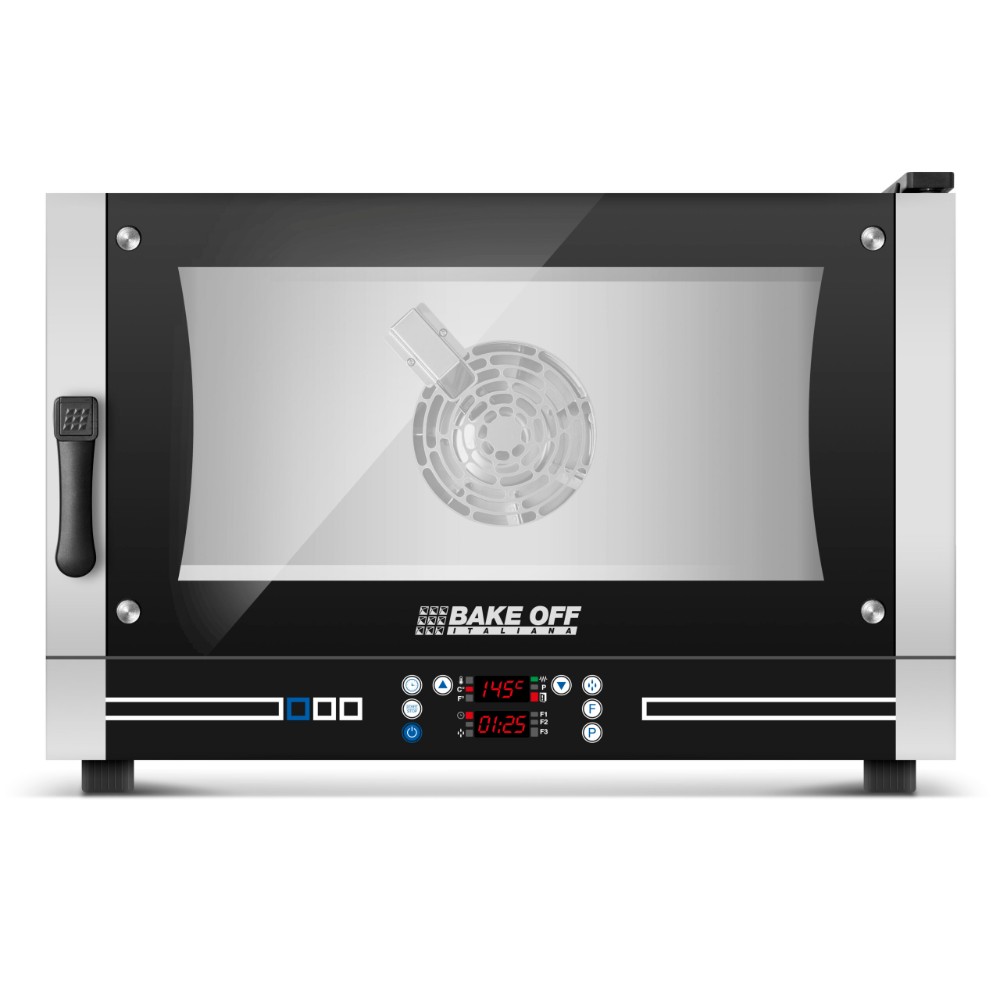 Електрически конвектомат Snack 4T странично отваряне – 4 тави 40х60, Bake Off, Италия