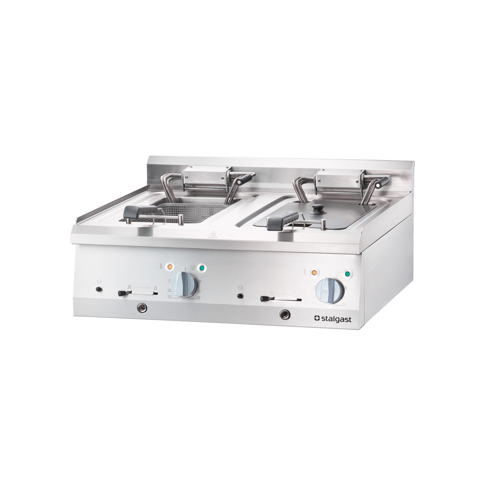 Електрически фритюрник, двоен, настолен, 2х10 л, Stalgast, Полша - Image 2