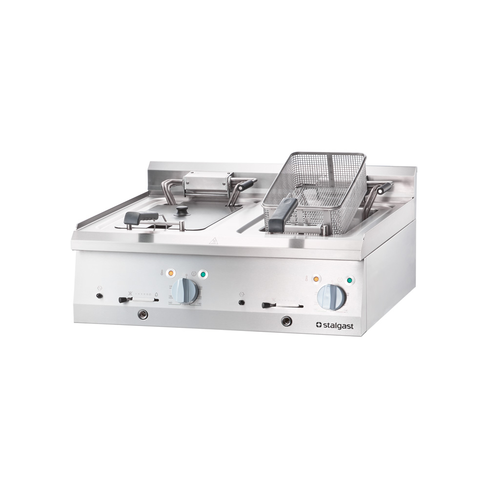 Електрически фритюрник, двоен, настолен, 2х10 л, Stalgast, Полша - Image 4