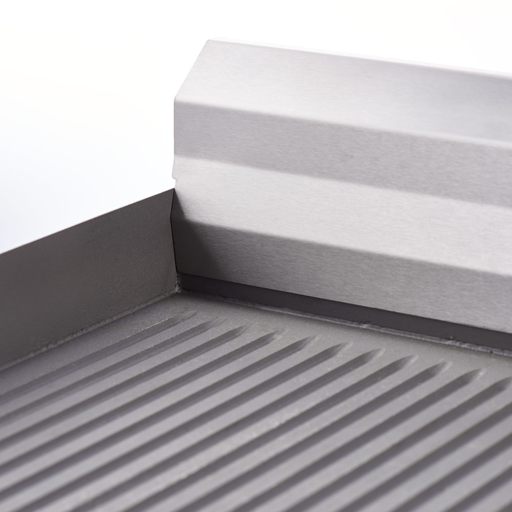 Електрическа скара, настолна, оребрена, 400-800 мм, Stalgast, Полша - Image 9