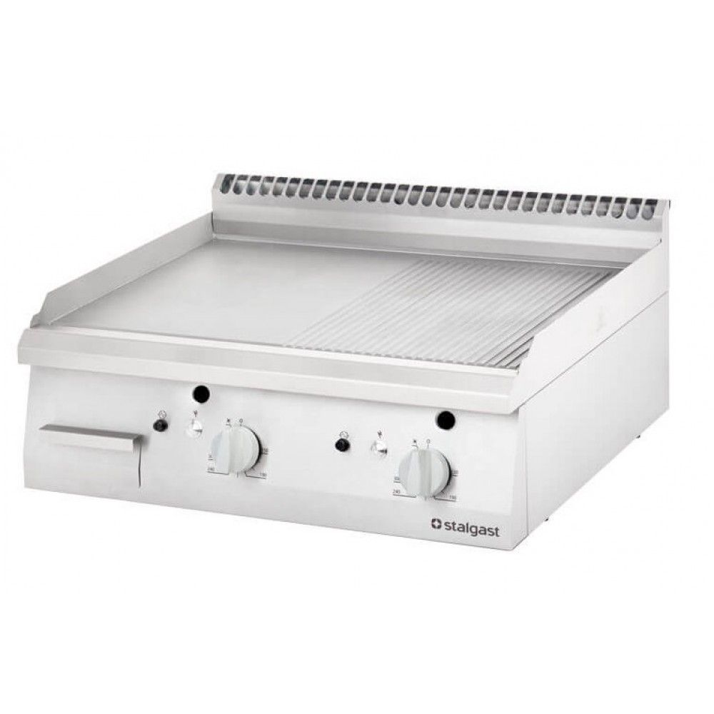 Газова скара, настолна, гладка/оребрена, Stalgast, Полша