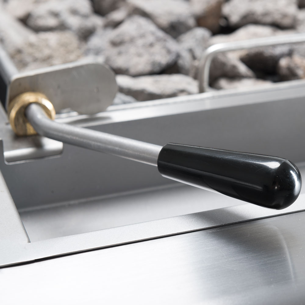 Скара на газ с вулканични камъни, 400-800 мм, Stalgast, Полша - Image 5