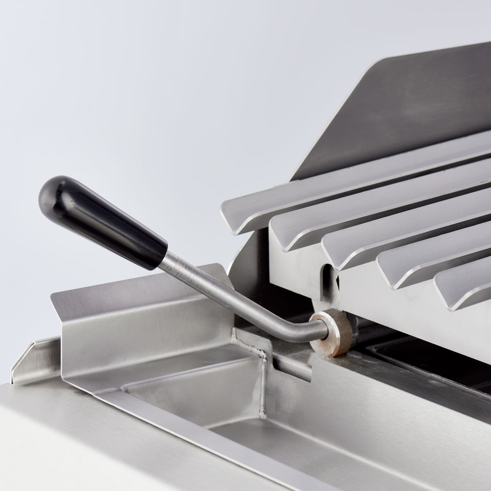 Скара на газ с вулканични камъни, 400-800 мм, Stalgast, Полша - Image 7