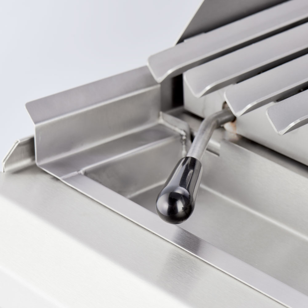 Скара на газ с вулканични камъни, 400-800 мм, Stalgast, Полша - Image 8