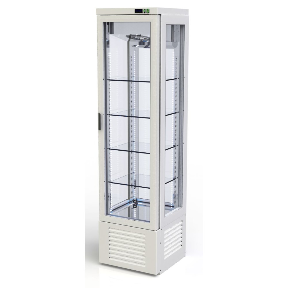 Фризерна витрина с четири рафта, с една врата, 650 л, Art Steel, Гърция