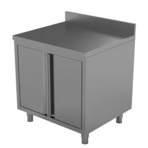 Шкаф-маса с две врати, със заден борд, дължина 80-90 см, Profektabg