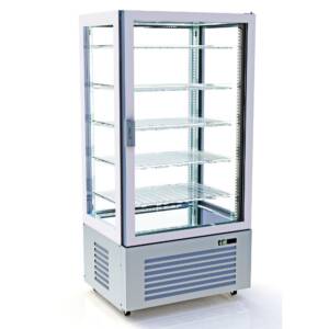 Охлаждаема витрина с пет рафта, с една врата, 900 л, вентилирана, Art Steel, Гърция