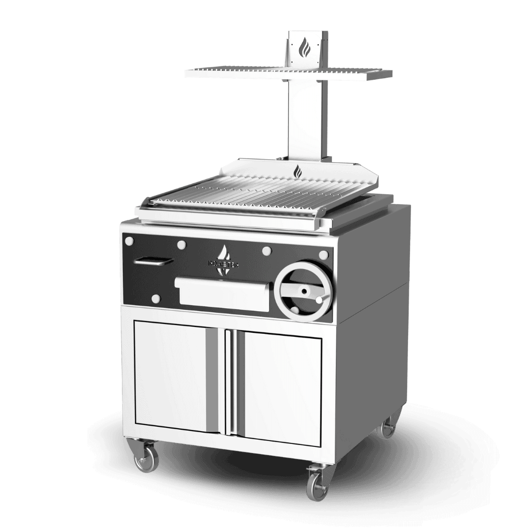Грил тип Parrilla (Аржентински грил) на дървени въглища с шкаф, Biokan, Гърция - Image 2