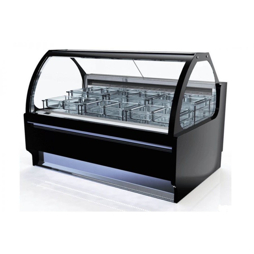 Витрина за сладолед серия “Rotonta Total View”, Art Steel, Гърция - Image 2