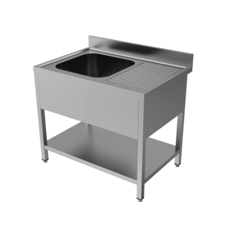 Работна маса с 1 УБ, с долен плот, ширина 600-2000 мм, Profektabg