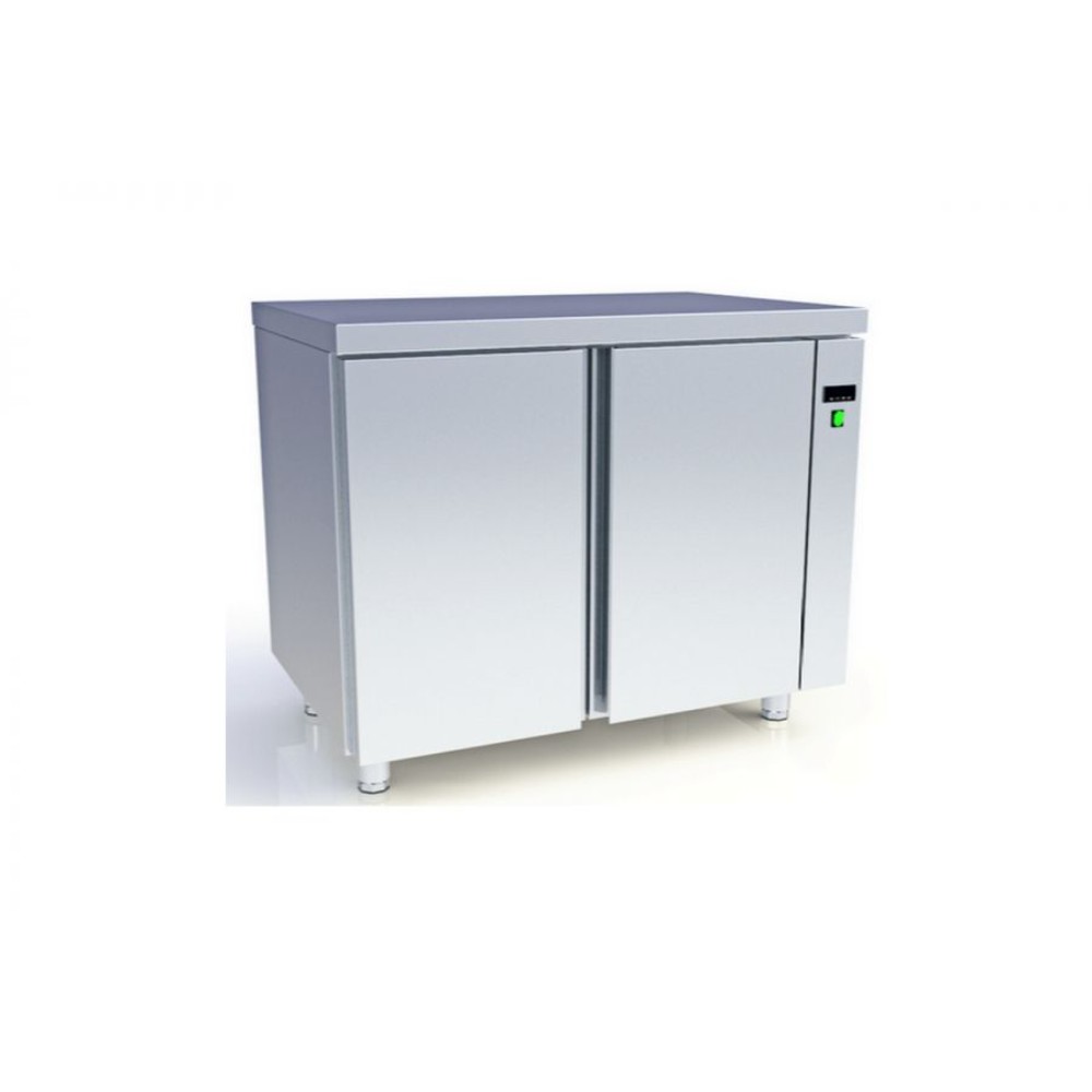 Нискотемпературна хладилна маса с две врати, без компресор, Art Steel, Гърция