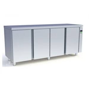 Нискотемпературна хладилна маса с четири врати, без компресор, Art Steel, Гърция