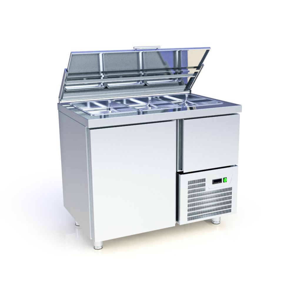 Саладета с една врата и чекмедже, 210 л, Art Steel, Гърция