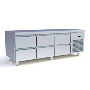 Хладилна маса с 4-8 чекмеджета, Art Steel, Гърция