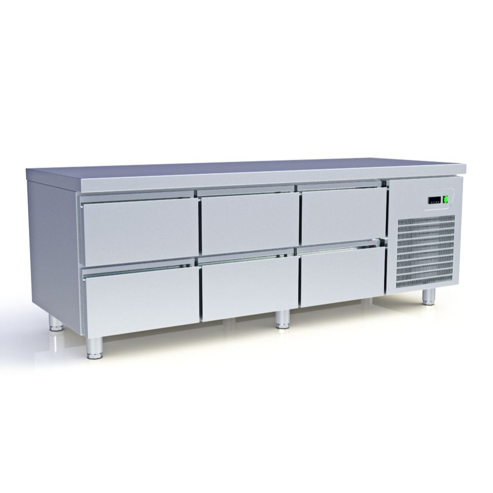 Хладилна маса с 4-8 чекмеджета, Art Steel, Гърция