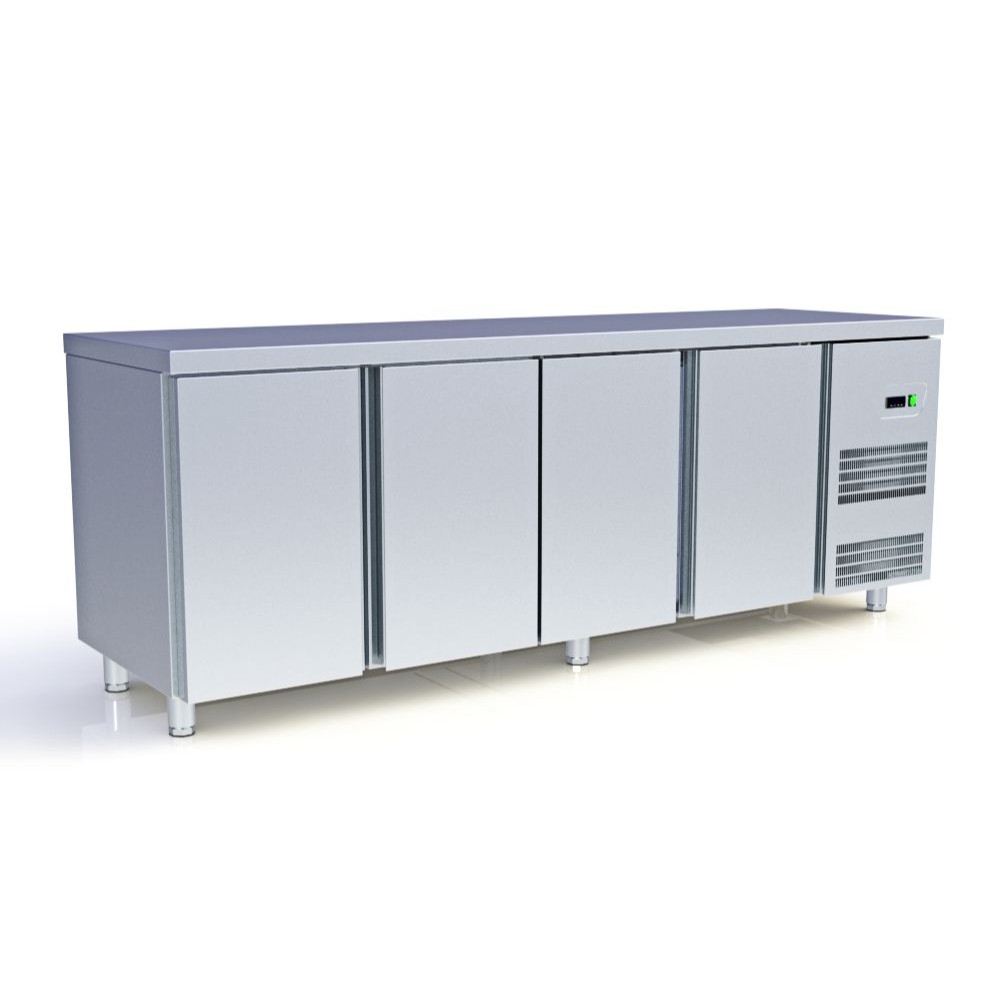 Нискотемпературна хладилна маса с четири врати, Art Steel, Гърция