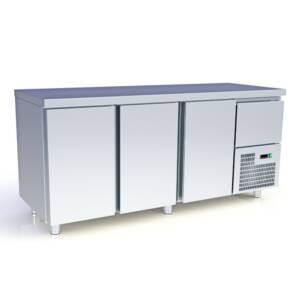 Хладилна маса с три врати и чекмедже, 400 л, Art Steel, Гърция