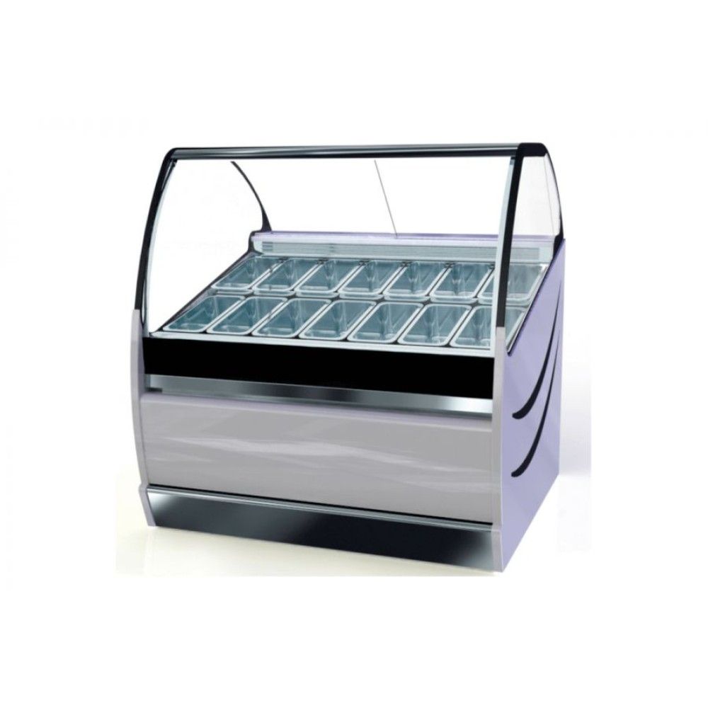 Витрина за сладолед серия “Rotonta”, Art Steel, Гърция