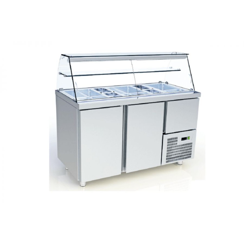 Студена витрина с две врати и чекмедже, Art Steel, Гърция