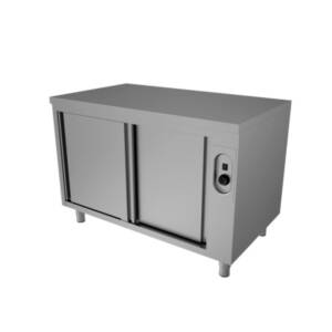 Отопляема шкаф-маса с плъзгащи врати, ширина 70 см, Profektabg