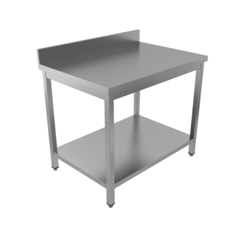 Работна маса с долен плот, със заден борд, ширина 70 см, Profektabg