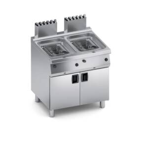 Фритюрник на газ, 2х12л. 800мм. Solution, COOX, Италия