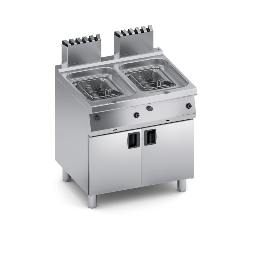 Фритюрник на газ, 2х12л. 800мм. Solution, COOX, Италия