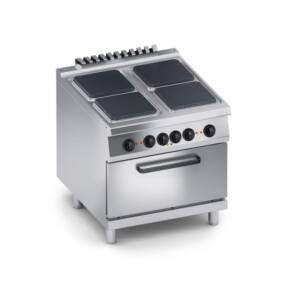 Електрическа печка с четири квадратни плочи, 900мм. COOX, Италия