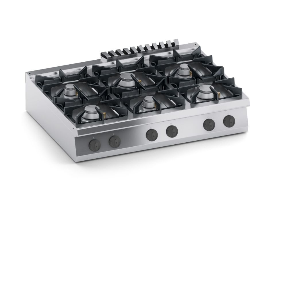 Газов котлон с 6 горелки, настолен модел 900мм. Performance, COOX, Италия