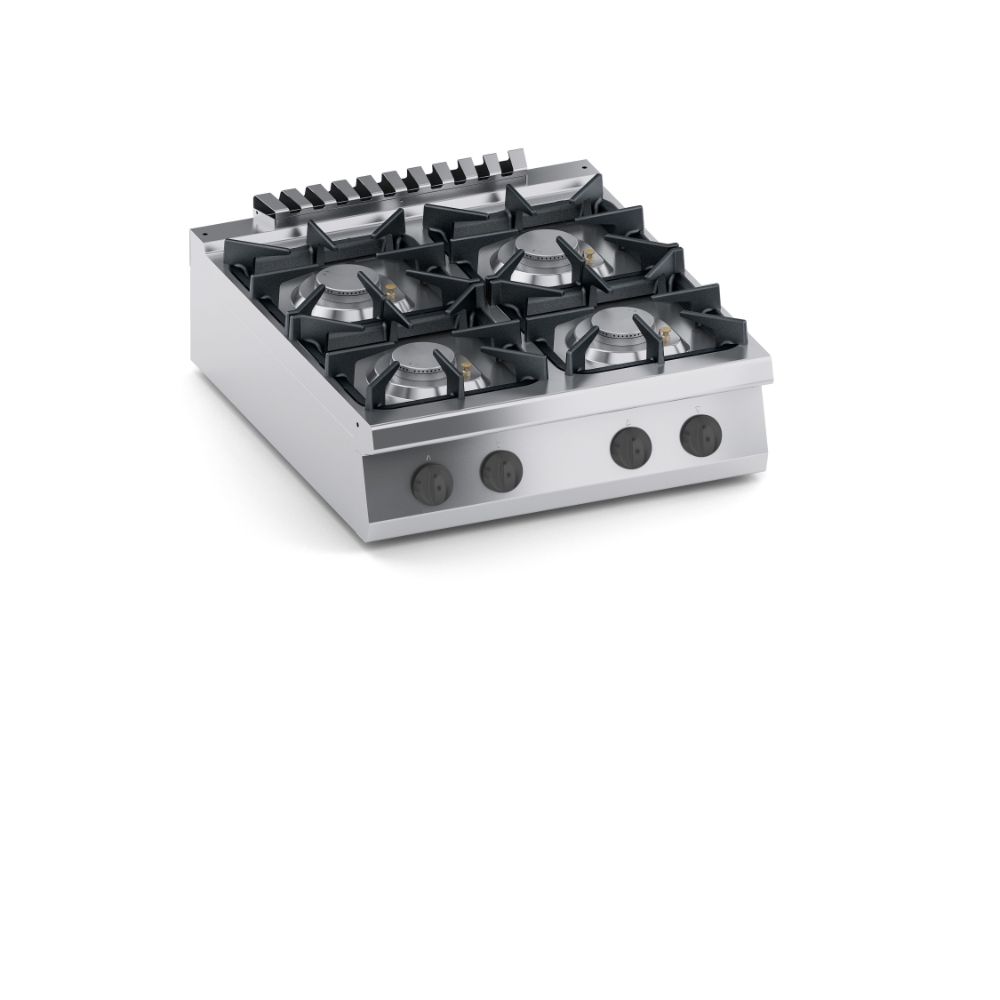 Газов котлон с четири горелки, настолен модел 900мм. Solution, COOX, Италия