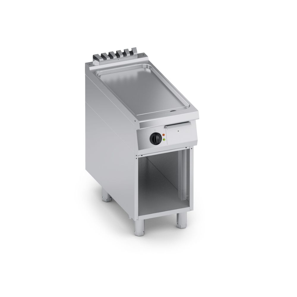 Електрическа скара, гладка плоча, отворена база 400мм. Performance 900мм., COOX, Италия