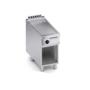 Електрическа скара, оребрена плоча, отворена база 400мм. Performance 900мм., COOX, Италия