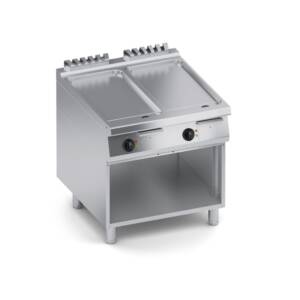 Електрическа скара, гладка плоча, отворена база 800мм. Performance 900мм., COOX, Италия