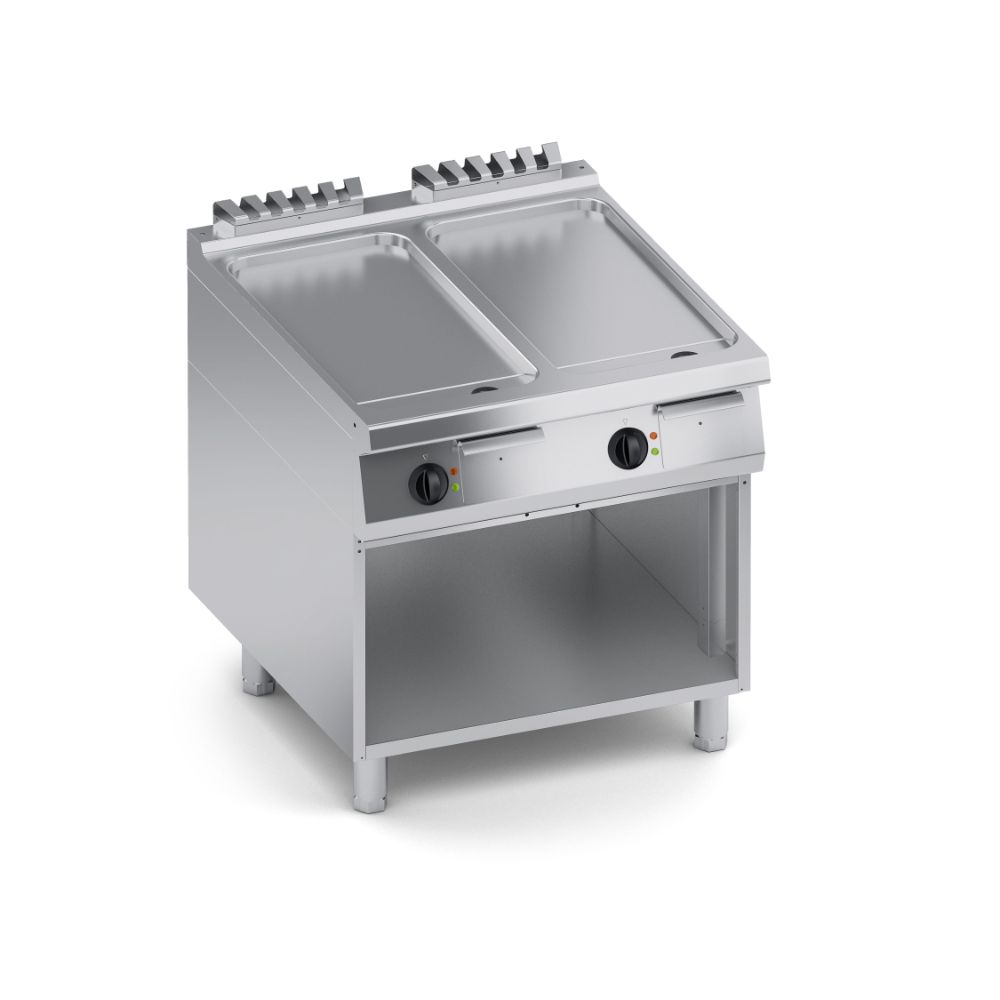 Електрическа скара, гладка плоча, отворена база 800мм. Performance 900мм., COOX, Италия