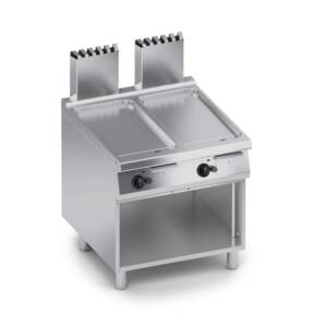 Скара на газ, гладка плоча, отворена база 800х900мм. Performance, COOX, Италия
