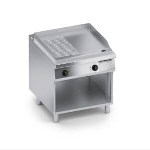 Електрическа скара, 1/2 гладка, 1/2 оребрена, отворена база 800мм. Solution, COOX 900мм., Италия