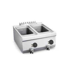 Електрически фритюрник, 2х10л. настолен, 600мм., COOX, Италия